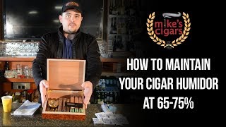 How to Maintain Your Cigar Humidor at 6575 [upl. by Anna]