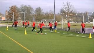 FußballTechnikEndlosschleife Fußballspezifisches Ausdauertraining [upl. by Lladnarc]