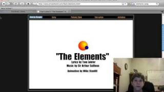 The Elements SongBy Tom Lehrer [upl. by Ellerihs523]