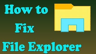 How to Fix File Explorer not Working in Windows 10 [upl. by Arada]