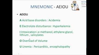 Indications for Urgent dialysis USMLE  PLAB  AMC [upl. by Arammat]