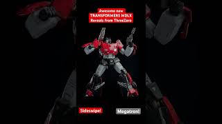 New Transformers from ThreeZero Megatron Sideswipe actionfigures transformers threezero toy [upl. by Hesketh]