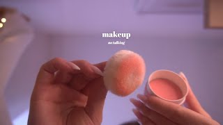 ASMR 🤍 No Talking First person Makeup On Your Face [upl. by Dahsar609]