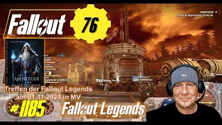 Fallout 76 ☢️ 1185 Heranziehende Wolken MultiplayerHDFacecam [upl. by Nolham]