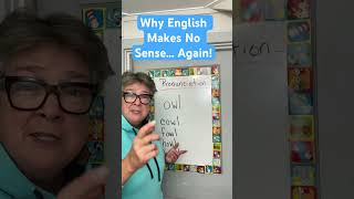 English Makes No Sense pronunciation esl english englishlanguagelearning learnenglish humor [upl. by Akkahs]