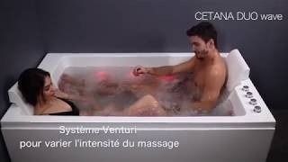 Pourquoi choisir une baignoire balnéo Cetana Duo Wave – SPALINA [upl. by Coombs]