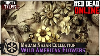 Wild American Flower Collection All Plant Locations Cycle 5 Red Dead Online RDR2 [upl. by Airdnal994]