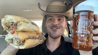 Jersey Mike’s Smoky Southwestern Cheese Steak and Salsa Verde Chicken Cheese Steak Review [upl. by Hara452]