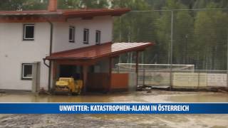 Unwetter KatastrophenAlarm in Österreich [upl. by Arie]