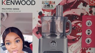 Kenwood FPM810 MultiPro Sense Food Processor 1000 W Silver [upl. by Dovev]