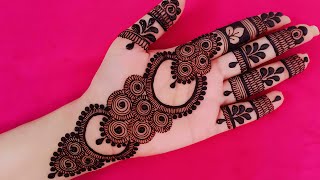 Chhath puja mehndi design Simple  Easy mehndi design  Mehndi designs  Cone designsMehandi design [upl. by Eneri513]