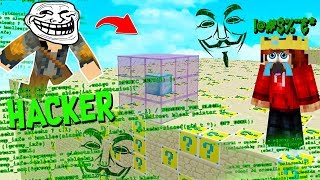 CUBÃO DE LUCKY BLOCK TROLL USEI HACK E ELE FICOU MUITO BRAVO KKKKKKKKK [upl. by Lyrahs]