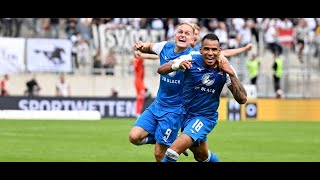 Nachspielzeit Wahnsinn SV Elversberg  Hansa Rostock  2 Bundesliga [upl. by Niarb742]