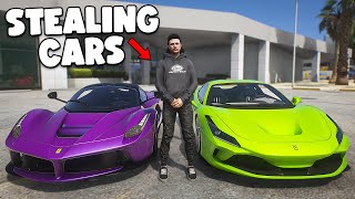 Robbing Entire Ferrari Dealership in GTA 5 RP [upl. by Good]