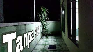 BERHASIL  Penerangan pohon buah naga rumahan tanpa PLN paka baterai 18650 amp panel surya Vlog [upl. by Stronski401]