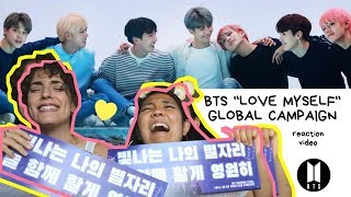 BTS quotLove Yourselfquot UNICEF Global Campaign Video Reaction [upl. by Bonn]