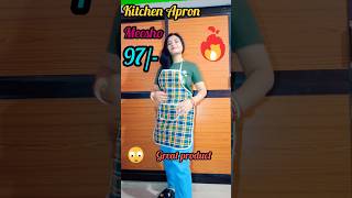 Kitchen apron only 97😳😱 meeshokitchenhaul kitchengadgets cookingessentials shorts [upl. by Reube2]