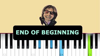 Djo  End Of Beginning Piano Tutorial [upl. by Dmitri]