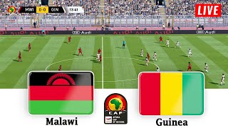 🔴MALAWI vs GUINEA LIVE TODAY ⚽ AFRICA CUP OF NATIONS QUALIFIERS 2023 ⚽ FOOTBALL SIMULATION [upl. by Etezzil]