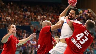 Notes des joueurs de match Handball Masculin des jeux olympiques FranceHongrie🇫🇷🇭🇺 [upl. by Oraneg781]