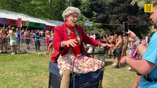 Parklife Festival Meet the Dancing Grannies of Parklife who got lost and ended up at Heaton Park [upl. by Adaha]