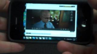 Splashtop Remote playing Hulu on the iPhone [upl. by Nivloc117]