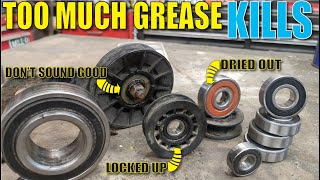 How to GREASE UnSeize and Clean SEALED Bearings [upl. by Rehpotsirhcnhoj]