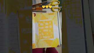 Yellow Journal 💛💛💛shorts yellow journal examover [upl. by Dillie]