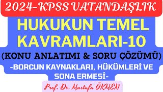 KPSS Vatandaşlık Hukukun Temel Kavramları10 amp Konu Anlatımı ve Soru Çözümü kpss2024 kpss [upl. by Arada705]