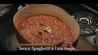 Recette de Sauce Spaghetti à lancienne facile et rapide [upl. by Kuebbing269]