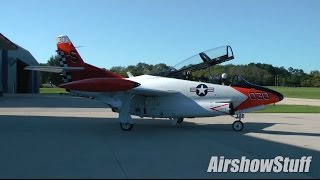 T2 Buckeye Taxi Takeoff and Flyby  Wings Over Waukegan Airshow 2014 [upl. by Shena800]