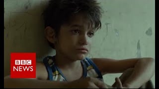 Refugee boy stars in Oscarnominated film  BBC News [upl. by Aevin44]