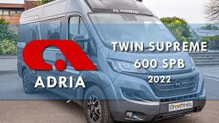 Adria Twin Supreme 600 SPB  2022 [upl. by Atikahs]