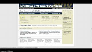 The Uniform Crime Report UCR [upl. by Alacim]