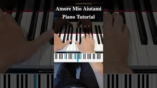 Piero Piccioni  Amore Mio Aiutami  Lounge Piano tutorial easy  Film Music 60s 22 Shorts [upl. by Martha245]