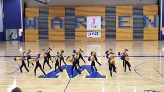 WTHS Varsity Devilettes Pom Routine 2016 [upl. by Inneg]