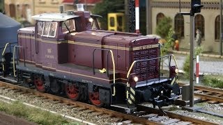 Modellbahn Spur 0 Nebenbahnhof Waldau Modulanlage von Frank Minten [upl. by Grani50]