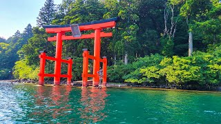 Spontaneous Trip to Japanese Hot Spring Town🌿😋  Nature and Local Food  Hakone Lake Ashi [upl. by Akeihsal]