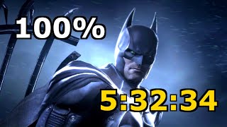 Batman Arkham Origins Speedrun 100 in 53234 obsolete [upl. by Clie]