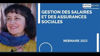 Gestion des salaires et des assurances sociales [upl. by Adnavoj673]