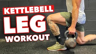 Kettlebell Leg Workout Full Sets and Reps [upl. by Anella]