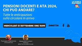 Pensioni docenti e Ata 2024 chi può andare Tutte le anticipazioni sulla circolare in arrivo [upl. by Renee924]