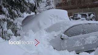 Trentino nevica a più non posso il risveglio di Madonna di Campiglio [upl. by Krishna585]