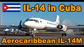 AEROCARIBBEAN IL 14M TAKE OFF HABANA 1995 [upl. by Rohclem]