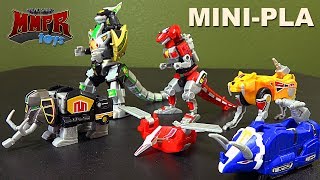 Mighty Morphin Power Rangers Super MiniPla Megazord amp Dragonzord [upl. by Ahsinrats]