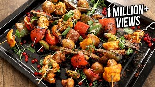 Tandoori Vegetables  Indian Starter Recipe  The Bombay Chef – Varun Inamdar [upl. by Aihsinyt]