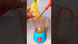 Banana 🍌 Smoothie 🤯😵‍💫viral trend oddlysatisfying squishy trend memes toys [upl. by Nylirahs]