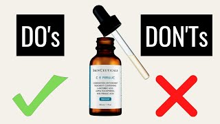 How To Use Skinceuticals C E Ferulic Serum [upl. by Eliak]