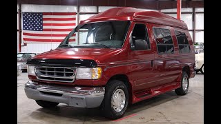 1997 Ford Econoline Conversion Van For Sale  Walk Around Video 58K Miles [upl. by Howard]