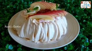 Pavlova Recipe in Malayalamഎളുപ്പത്തിൽ ചെയ്യാംHamlus Kitchen Pavlova RecipeEasy Pavlova [upl. by Beth]